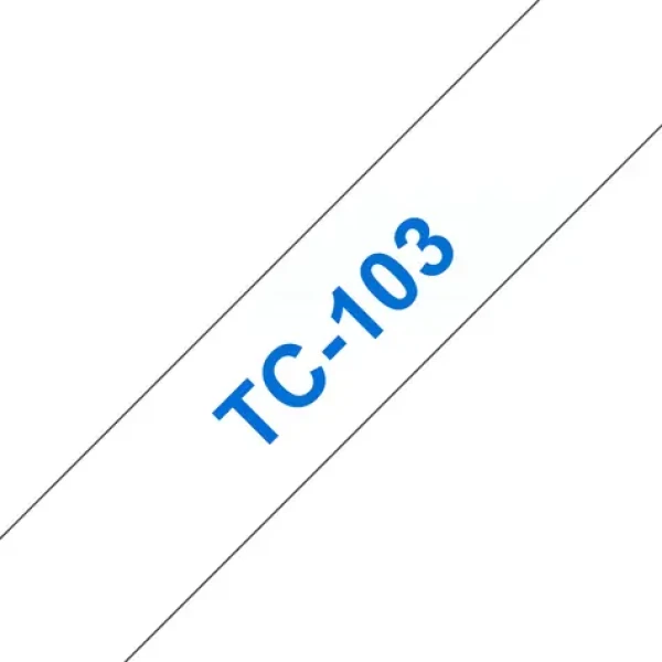 Brother TC-103 / Páska pro tiskárnu štítků / 12 mm / 7,7 m / laminovaná (TC-103)