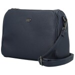 Módní dámská koženková crossbody kabelka Coveri Leanne, tmavě modrá