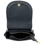 Luxusní dámská kožená crossbody kabelka Alex, tmavě modrá