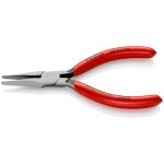 Knipex 38 91 200 pro elektroniku a jemnou mechaniku ploché jehlové kleště 45° zahnuté vanadová elektrikářská ocel 200 mm