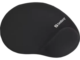 Sandberg Memory Foam Mousepad Round černá / podložka pod myš s opěrkou zápěstí (520-37)