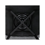 Židle jídelní, šedá látka, černý kov, otočný mechanismus 90°/90° (L/P) - funkce reset