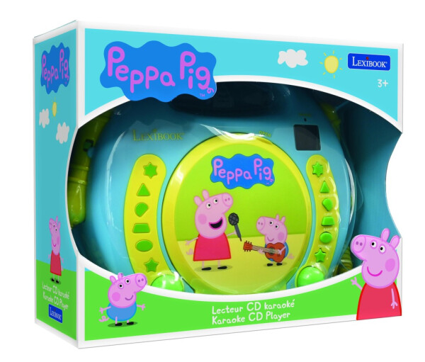 Lexibook CD přehrávač Prasátko Peppa se 2 mikrofony - Alltoys Lexibook