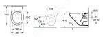 VILLEROY & BOCH - O.novo Závěsné WC se sedátkem SoftClosing, DirectFlush, alpská bílá 7682HR01