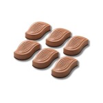 Dortisimo Silikonová forma na pečení/na mražené dezerty Listy (na 6 ks) 4 cm