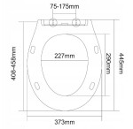 Duroplastové sedátko se zpomalovacím mechanismem AWD Interior Leukada 1851 AWD02181851