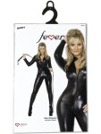 Smiffys Dámský černý catsuit se zipem S