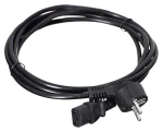 SAVIO CL-146 černá / Napájecí kabel / Schuko - IEC C13 / 3 m (CL-146)
