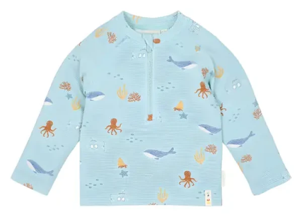 Little Dutch Ocean Friends vel. 74/80 / Plavecké triko / dlouhý rukáv / UPF 40+ (CL26030306LD)
