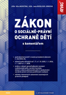 Zákon o sociálně-právní ochraně dětí s komentářem 2025 - Věra Novotná