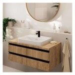 HANSGROHE - Vernis Blend Umyvadlová baterie s výpustí Push-Open, CoolStart, matná černá 71598670