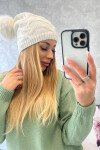 Fleecová čepice Mariola K246 bílá UNI
