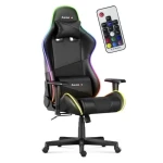 Huzaro Force 6.2 RGB černá / Herní židle / nastavitelná / nosnost až 140 kg / látka síťovina (HZ-FORCE 6.2 BLACK RGB)
