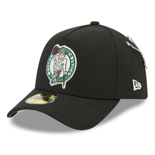 New Era Pánská kšiltovka Boston Celtics NBA 2026 Draft On-Stage Crystal 59FORTY A-Frame Fitted Velikost: 7 1/4