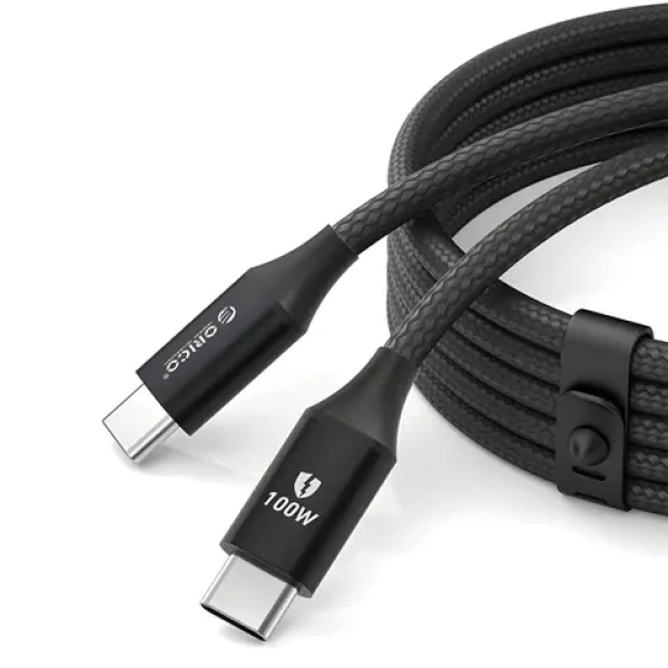 Orico CDX 1m černá / Kabel USB-C - USB-C / Power Delivery 100W / 5A