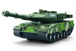 Tank RC na dálkové ovládání s efekty 28 cm