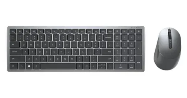 DELL KM7120W BE šedá / Set bezdrátové klávesnice a myši / BE / 2.4GHz / Bluetooth / USB (KM7120W-GY-BEL)