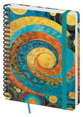 Diář 2027 týdenní B6 Twin - Spiral