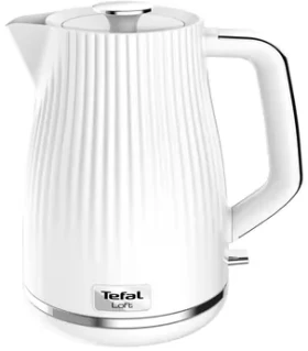 Tefal Loft KO250130 bílá / Rychlovarná konvice / 2400W / 1.7 l / plast / otočný konektor 360° (KO2501)