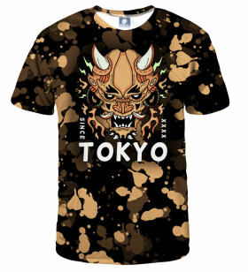 Aloha From Deer Tokyo Oni Yellow T-Shirt TSH AFD939 Orange