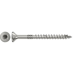 Fischer 657046 šrouby do dřevotřísky 4 mm 60 mm vnitřní korunka šestihranná, vnitřní hvězdice, TX , Torx, T profil Ušlechtilá ocel V2A odolný proti korozi 200