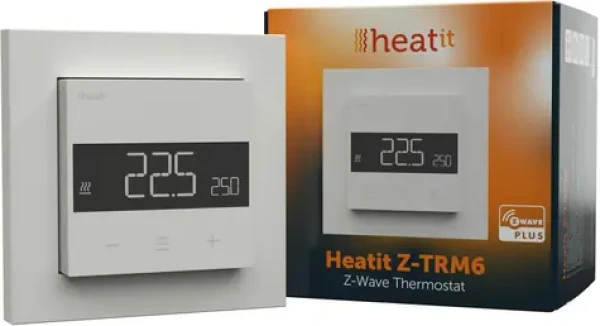 Heatit Z-TRM6 bílá / Termostat / Z-Wave / 3600W / 16A / 868,4 MHz (5430566)