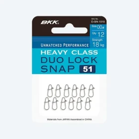 BKK Karabinka Duolock Snap-51 Velikost 1 34kg 12ks (D-SN-1012)