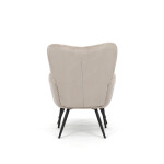 Relaxační křeslo, béžová, manšestrová látka, AK-L7285 CRM6