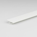 Profil H PVC bily lesk 3.5x11x22x1000