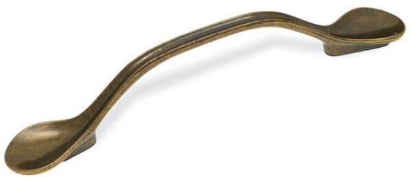 Siro Nábytková úchytka 1957 128mm staromosaz