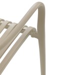 Židle jídelní, stohovatelná, cappucino plast