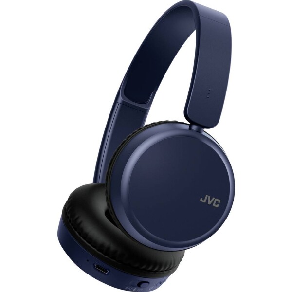JVC HA-S36W Sluchátka On Ear Bluetooth®, Bez kabelu stereo modrá headset, omezení hlasitosti, regulace hlasitosti, Vypnutí zvuku mikrofonu Hi-Fi