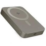Epico UltraPack EM71 MagSafe Qi2 titanová / Bezdrátová powerbanka / 10000 mAh / USB-C / 15W (9915112100085)