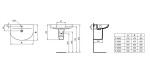 IDEAL STANDARD - Connect Air Umyvadlo Arc, 55x46 cm, s Ideal Plus, bílá E0698MA