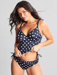 Spodní díl plavek Swimwear Anya Riva Spot Gather Pant navy/vanilla SW1456