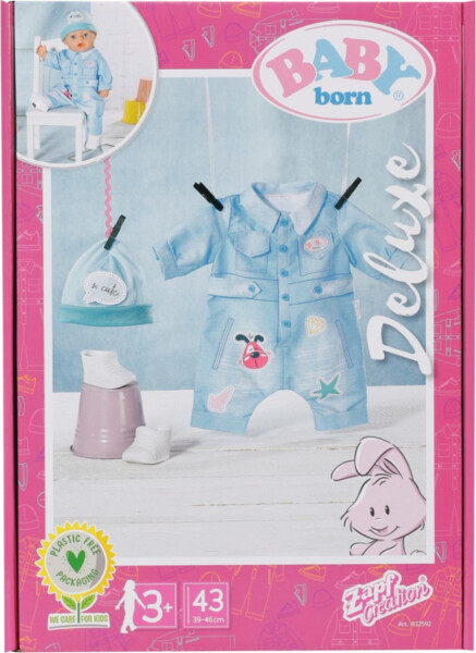 BABY born Džínový overal Deluxe, 43 cm