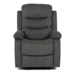 Polohovací křeslo, šedá, látka, TV-4086 GREY2