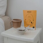 GINGERLY BIO sypaný čaj – Učím se zpomalit 50 g, oranžová barva, papír, textil