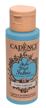 Textilní barva Cadence Style Matt Fabric - tyrkysová / 50 ml