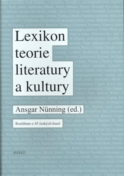 Lexikon teorie literatury kultury