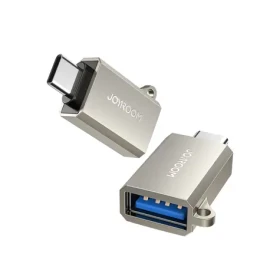 Joyroom S-H151 USB-C (M) - USB-A (F) Adaptér stříbrná (6956116724641)