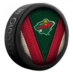 Pamětní hokejový puk Inglasco NHL Stitch 510AN000605 Vegas Golden Knights
