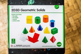 EDX Education Skládací geometrické tvary 2D3D (12 ks)