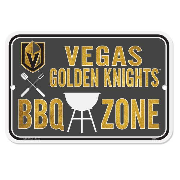 Mustang Cedule Vegas Golden Knights NHL 10" x 15" BBQ Zone