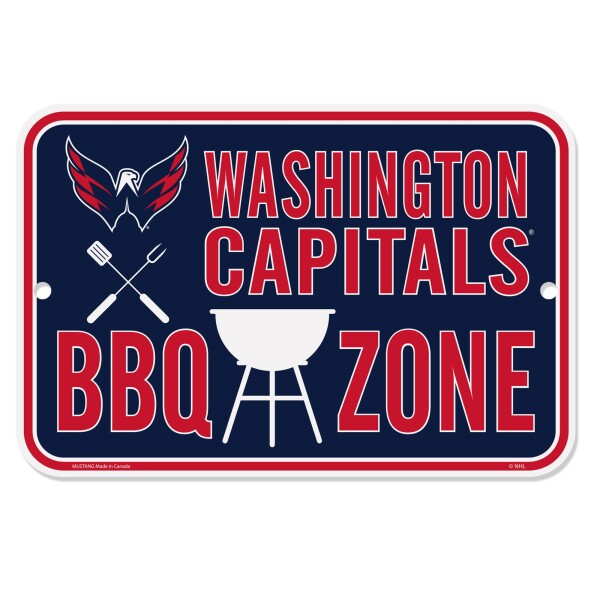 Mustang Cedule Washington Capitals NHL 10" x 15" BBQ Zone