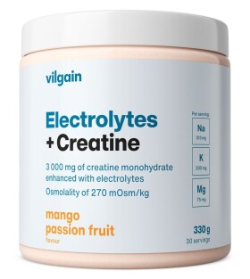 Vilgain Elektrolyty + Kreatin – mango & passion fruit 330 g