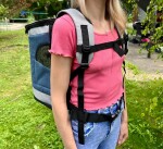 Path sportovní batoh pro psa | do 6 Kg Barva: Šedá, Dle váhy psa: do 6 kg