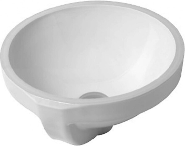 DURAVIT - Architec Umyvadlo s přepadem, průměr 33 cm, bílá 0319320000