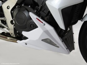 Honda Cb1000R 08-17 Klín pod motor - 3 barvy - Matná černá-stříbrná mřížka