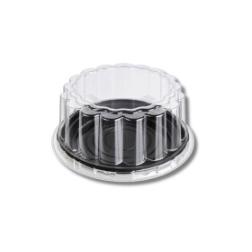Dortisimo Plastový podnos s víkem na dort 20 x 8 cm (pro dort o velikosti 16 cm)